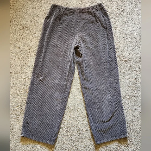 j jill corduroy sailor pant baggy barrel wide leg cotton minimal indie boho 14 - Picture 6 of 7